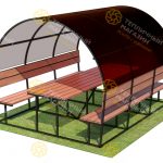 Полузакрытая арочная 2,5х3