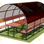 Полузакрытая арочная 2,5х4